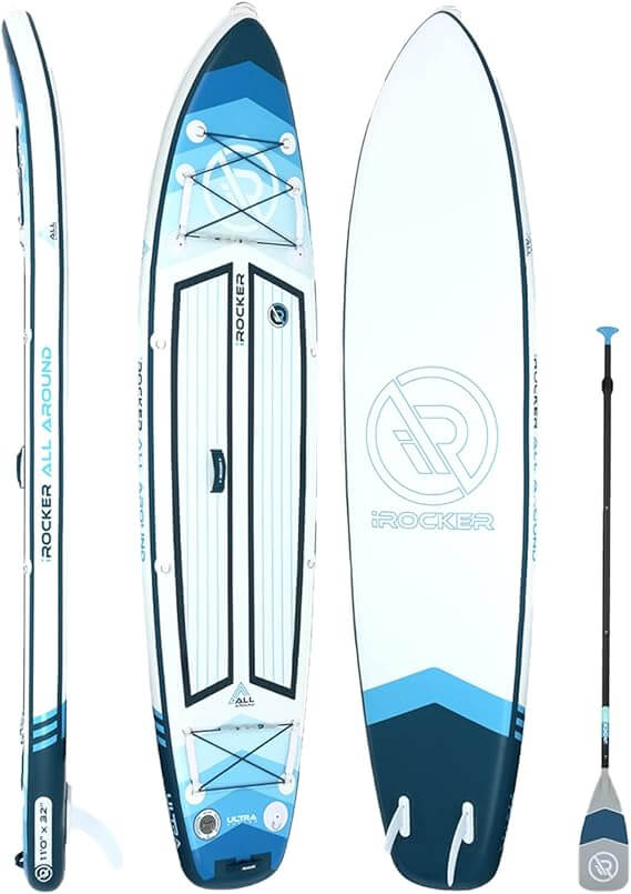 iROCKER All-Around Inflatable Stand Up Paddle Board